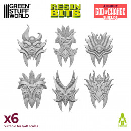 God of change Shields compatible with Warhammer the Old World and Tzeentch