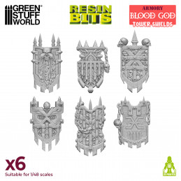 Chosen Tower Shields compatible with Warhammer the Old World and Fantasy