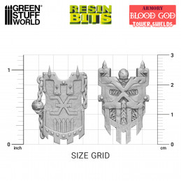 Chosen Tower Shields compatible with Warhammer the Old World and Fantasy
