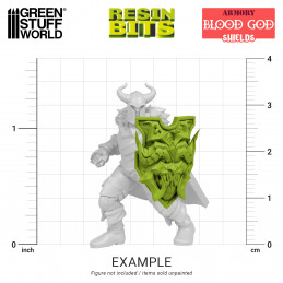 Blood God Shields compatible with Warhammer the Old World and Khorne