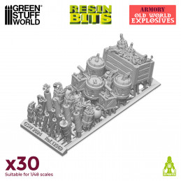 Explosifs du Vieux Monde compatible avec des jeux tels que Warhammer : The Old World et plus particulièrement avec l'armée naine