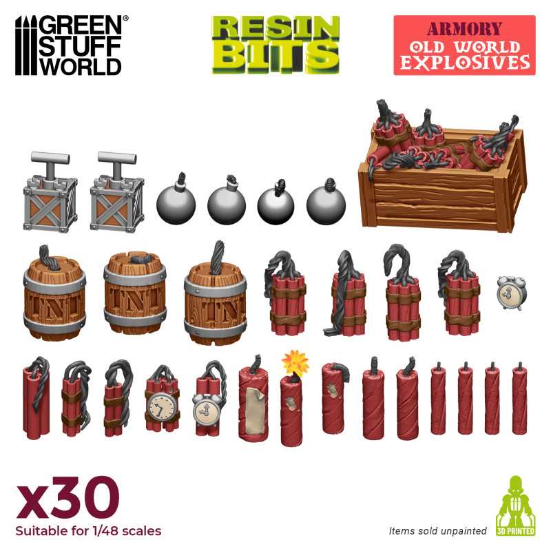 Old World Explosives compatible with Warhammer The Old World and any dwarf army