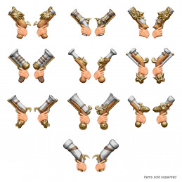 Dwarf Pistols compatible with Warhammer: The Old World and any dwarf army