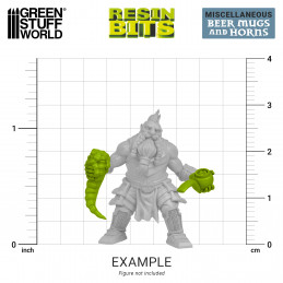 Beer Mugs and Horns compatible with Warhammer: The Old World and any dwarf army.