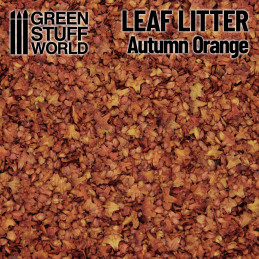 Feuilles Naturelles Modélisme - Orange Automne | Feuilles Modélisme