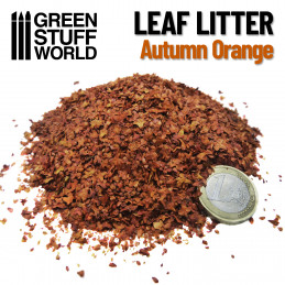 Feuilles Naturelles Modélisme - Orange Automne | Feuilles Modélisme