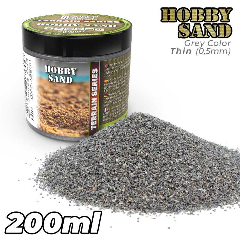 Feiner Modellbausand - Dunkelgrau 200ml | Modellbau Sand Feiner Modellbausand - Dunkelgrau 200ml | Modellbau Sand