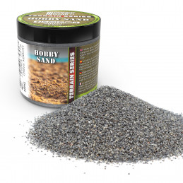 Sabbia fine modellismo 200ml - GRIGIO SCURO | Sabbia per Modellismo
