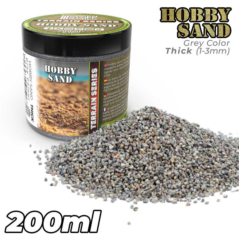 Thick Hobby Sand - Dark Grey 200ml | Hobby Sand Thick Hobby Sand - Dark Grey 200ml | Hobby Sand