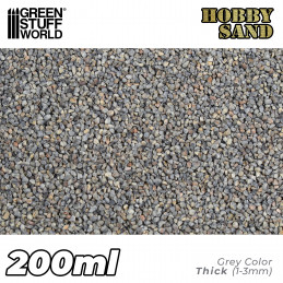 Thick Hobby Sand - Dark Grey 200ml | Hobby Sand