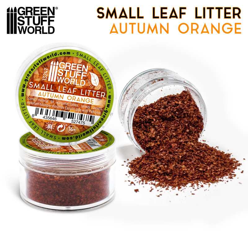 Small Leaf Litter - Autumn Orange Small Leaf Litter - Autumn Orange