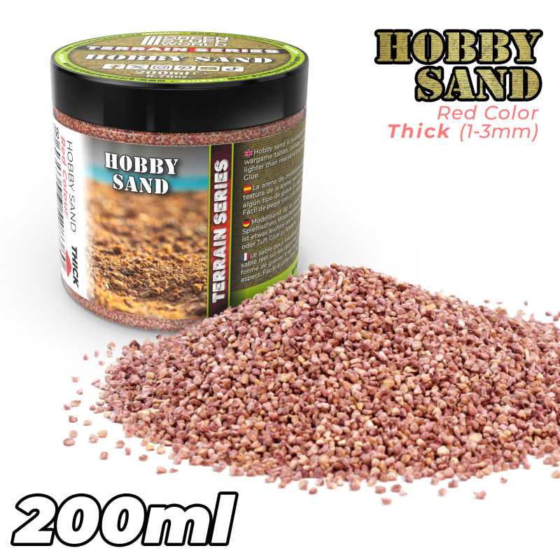 Thick Hobby Sand - Red 200ml Thick Hobby Sand - Red 200ml