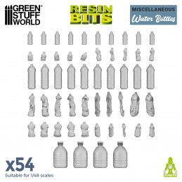 3D printed set - Water Bottles