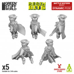 DakkaDakka - Battle Sisters of Repentance - Dynamic Pose Bodys