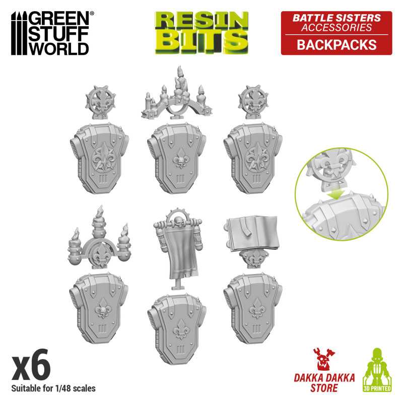 DakkaDakka - Battle Sisters of Repentance - Backpacks