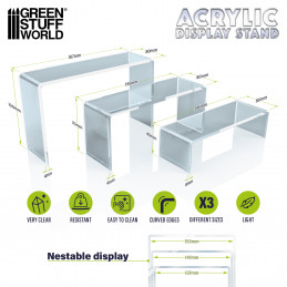 Acrylic display stand | Acrylic risers for miniatures