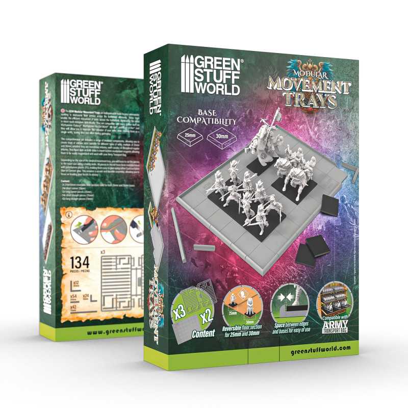 Bandejas de Movimiento Modulares | Modular Movement Trays para Warhammer