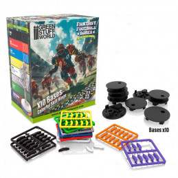 Basette per Blood Bowl con anelli di abilità | Basi per Blood Bowl