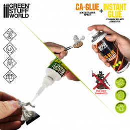 CA glue and accelerator | Cyanoacrylate glue and activator