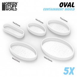 Containment Molds for Oval Bases | Containment Molds