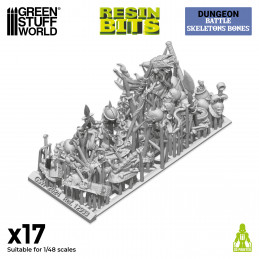 Battle Skeleton Bones 1:48