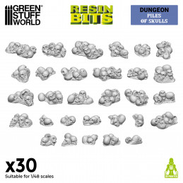 Piles of Skulls 1:48 | Warhammer skulls
