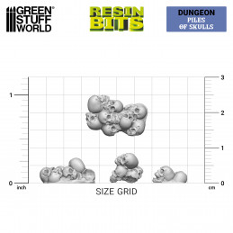 Piles of Skulls 1:48 | Warhammer skulls