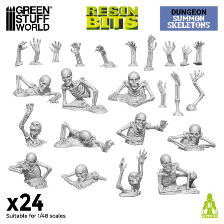 Invocation squelettes 1:48 | Miniatures et dioramas - GSW