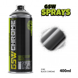 Black chrome spray paint 400ml | Dark chrome spray paint