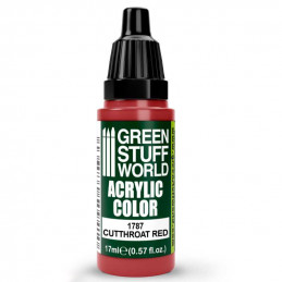 Acrylic Color CUTTHROAT RED