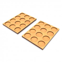 MDF Movement Trays 25mm 3x4 - Skirmish Lines