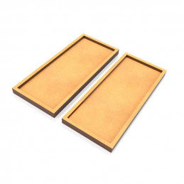 Plateaux de Mouvement MDF 100x40mm