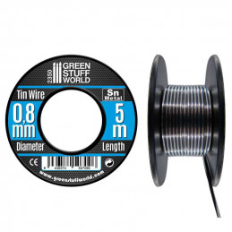 Rouleau d'étain de 0.8 mm