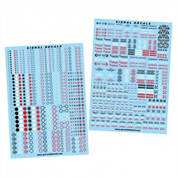 Waterslide Decals - Robot Signals