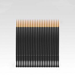 25x Disposable Synthetic Brushes