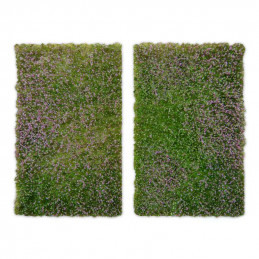 Grass Mat Cutouts - Purple Meadow