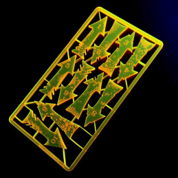 Charge and Retreat Arrows - Fluor Orange