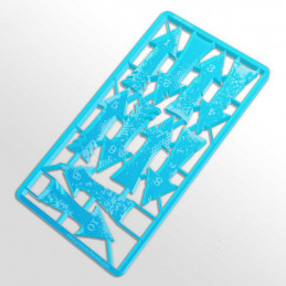 Charge and Retreat Arrows - Light Blue