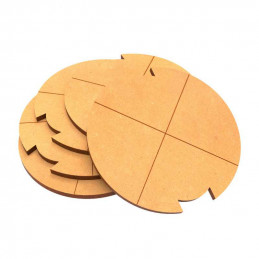 MDF Bases - Round 70 mm (Legion)