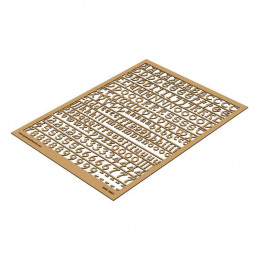 Buchstaben und Zahlen 10 mm GOTISCH