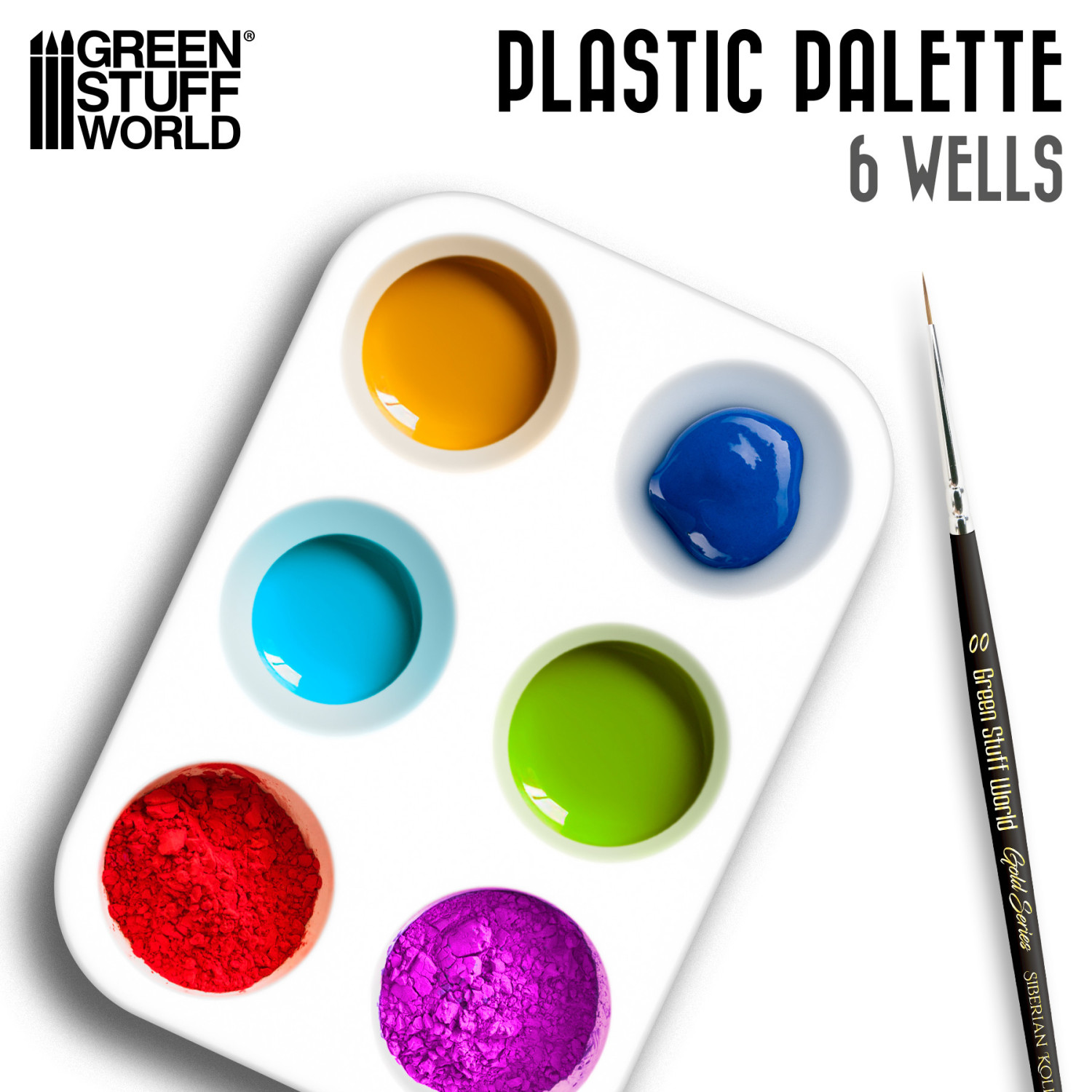 Rectangular Paint Plastic Rectangular Mixing Palette | Rectangular pallet paint - GSW