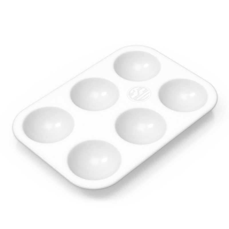 Palette zum Farbmischungen | Plastische Malpaletten 6 Hohlräumen Palette zum Farbmischungen | Plastische Malpaletten 6 Hohlräumen