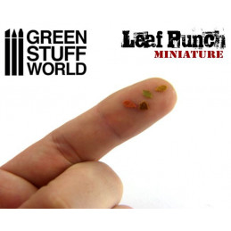Miniature Leaf Punch RED | Medium 1/35-1/43-1/48