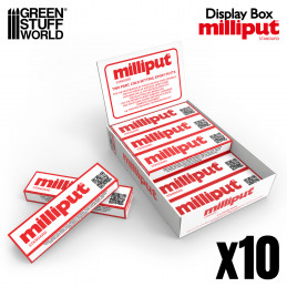Display Box Milliput Standard Gelb Grau x10 Stk.