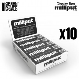 Display Box Milliput Black x10 units