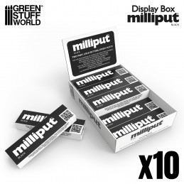 Display Box Milliput Black x10 units