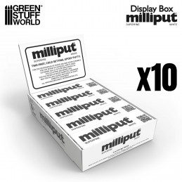 Display Box Milliput Super Fine White x10 units