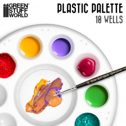 Plastic round Mixing Palette
