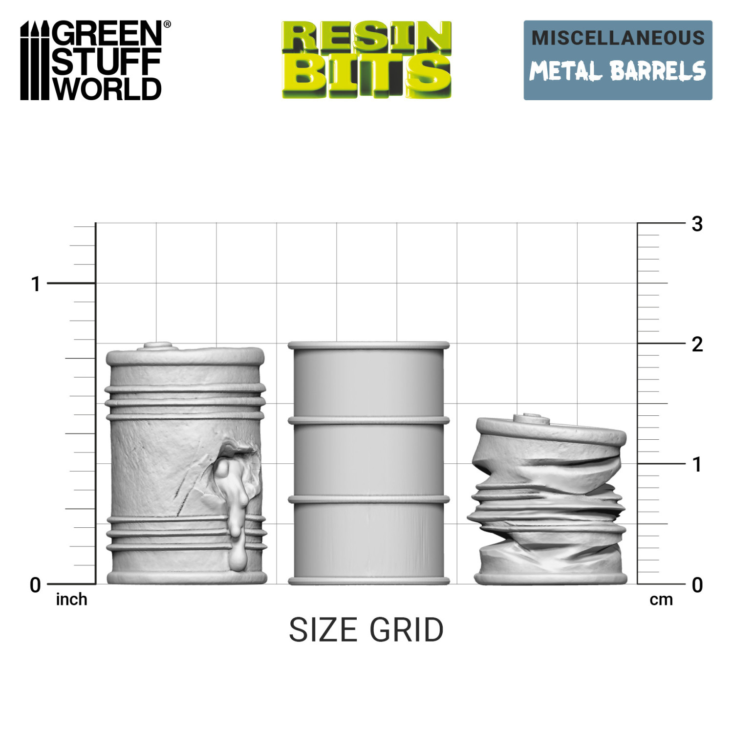 Resin Oil Barrels | Metal oil drums of high-quality resin.