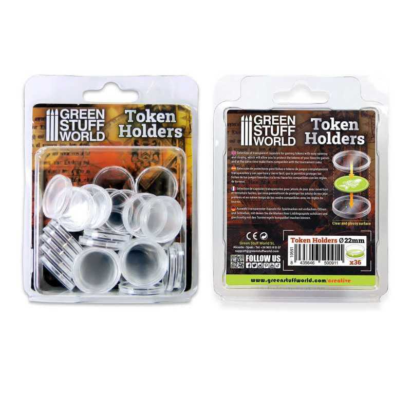 Capsules pour Jetons 22mm Capsules pour Jetons 22mm
